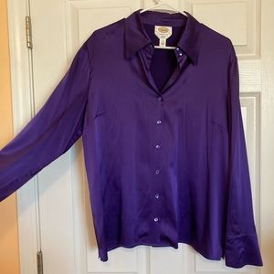 Real satin silk shirt